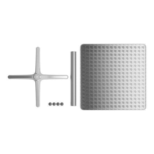 a close-up of a square object