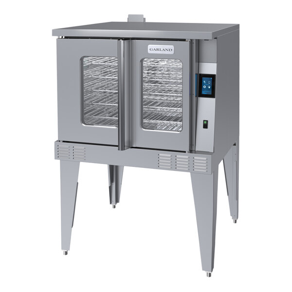 A Garland liquid propane commercial convection oven with a door.