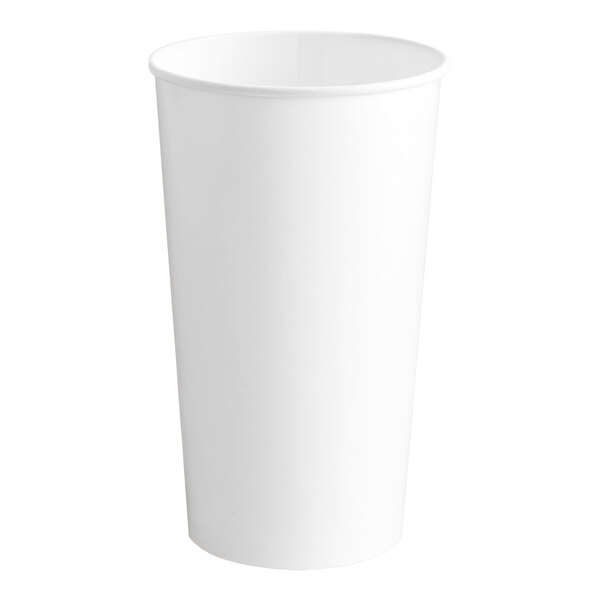 Choice 44 oz. White Poly Paper Cold Cup - 500/Case