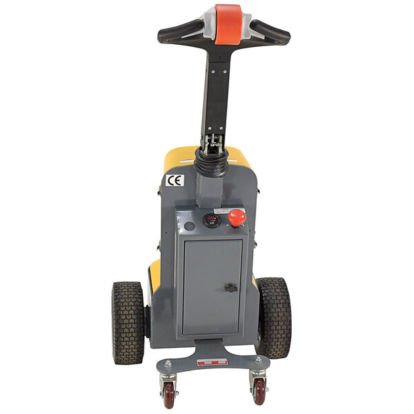 a yellow and black machine