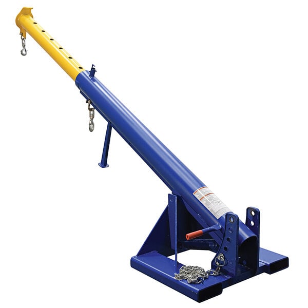 Capacity 8,000-lb in. Overall LxWxH 84-7/8 x 44 x 15 Vestil LM-EBT-8-36 Steel Telescoping Lift Master Fork Truck Boom in. 149-3/8 Overall Extended Length