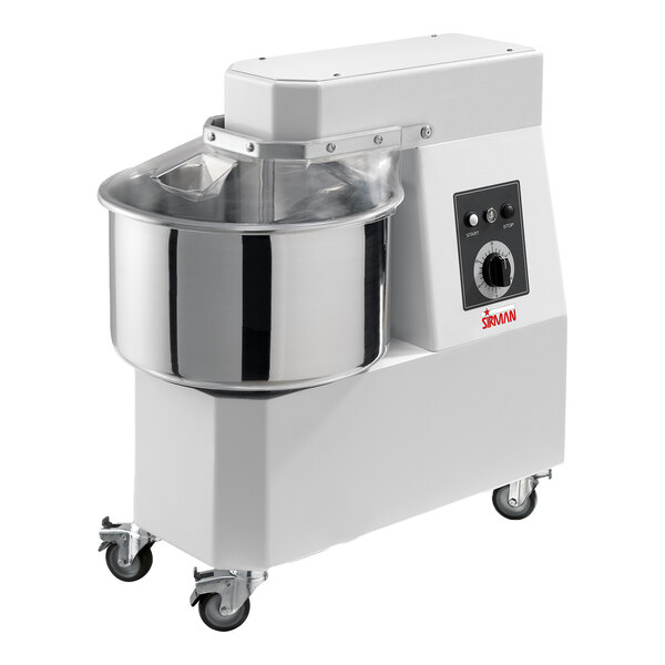 Sirman 40874066 HERCULES 40 43 Qt. / 71 lb. Spiral Dough Mixer - 240V, 2 HP