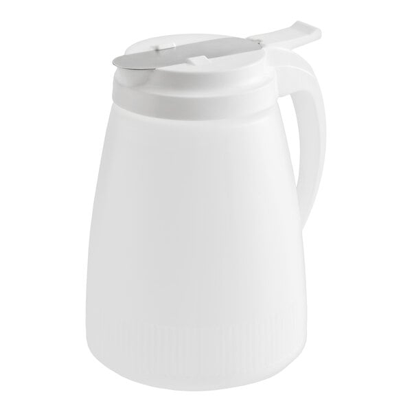 Vollrath 4748-05 Dripcut® 48 oz. Polyethylene Server with White Top