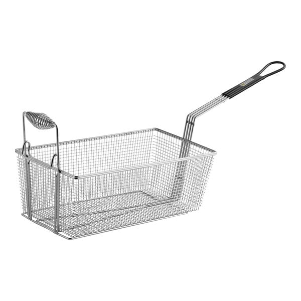 Cecilware V180P Equivalent 16 3/4" x 8 1/2" x 5 7/8" Fryer Basket with Front Hook