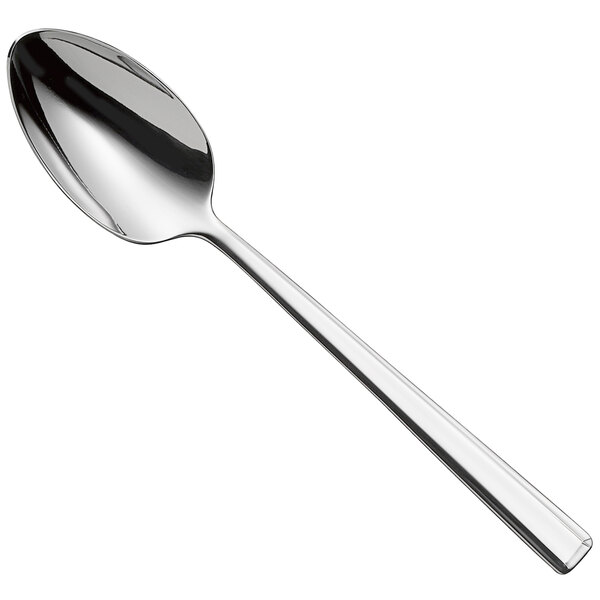 A WMF by BauscherHepp stainless steel spoon with a silver handle.