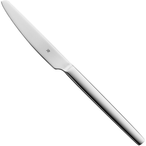 A WMF Sofia stainless steel table knife with a silver handle.