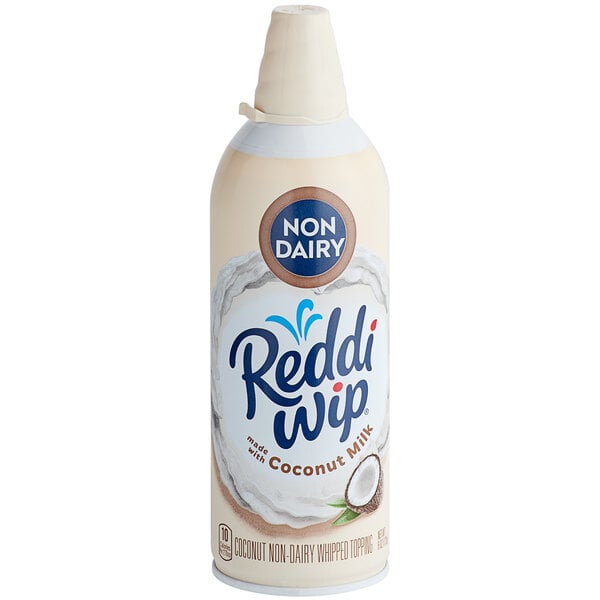 A case of 6 Reddi-Wip Coconut Milk Whipped Topping cans.
