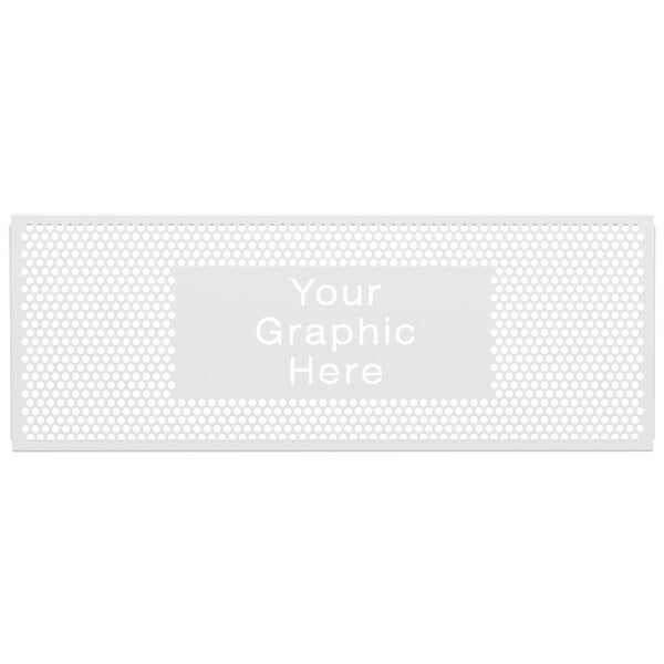 A white SelectSpace partition panel with a circle pattern.