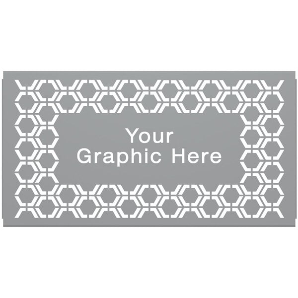 a grey and white sign with white text