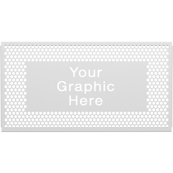 A white rectangular SelectSpace partition panel with a circle pattern.