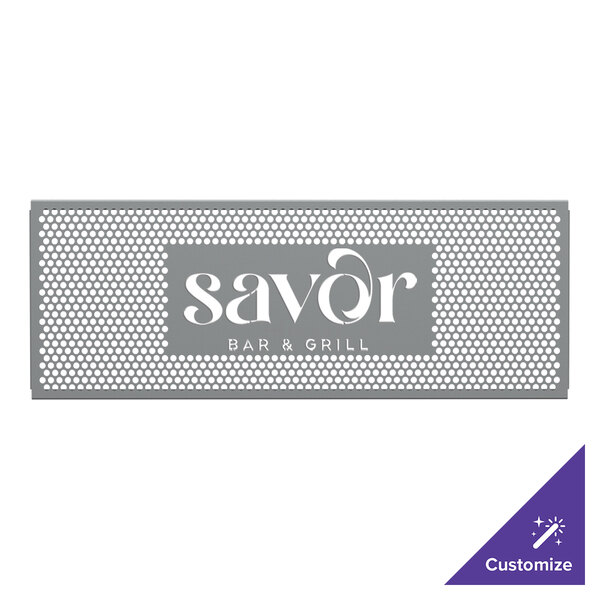 A grey SelectSpace partition panel with a white circle pattern.