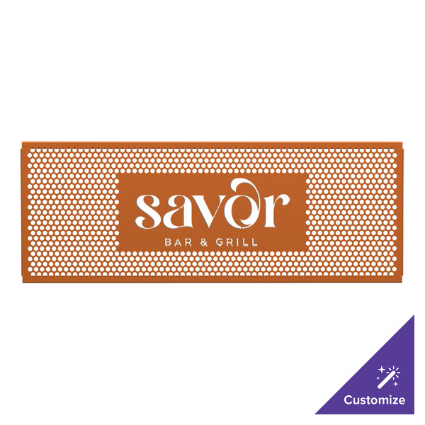 A SelectSpace partition panel with a burnt orange circle pattern.