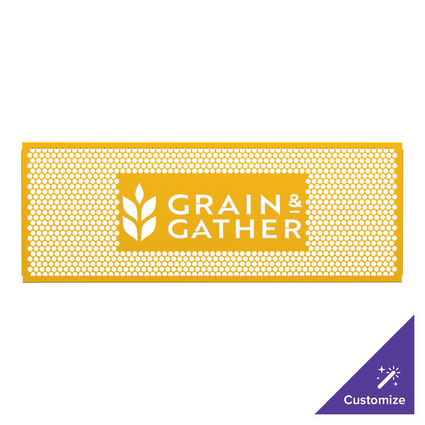 A yellow rectangular object with a white circle pattern.