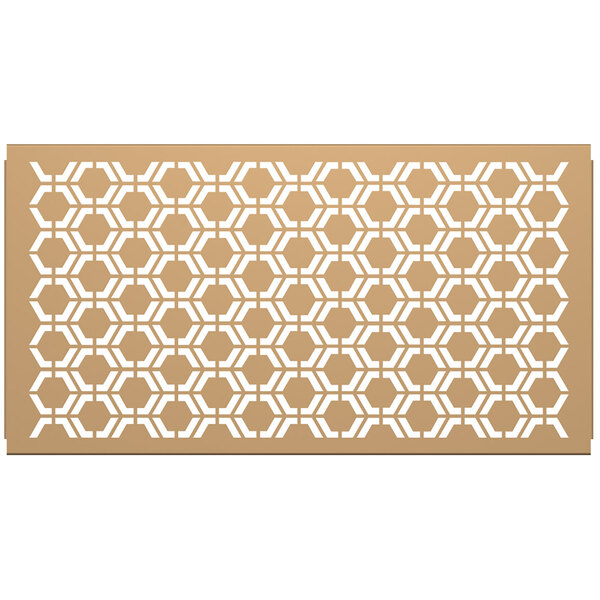 A white and tan hexagonal pattern on a SelectSpace partition panel.