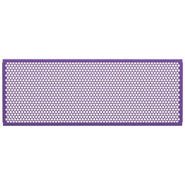 A purple mesh with white circles.
