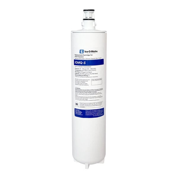 Ice-O-Matic IOMQ-S Single Ice Machine Water Filter Cartridge for IFQ1-S Water Filter System - 1.0 Micron