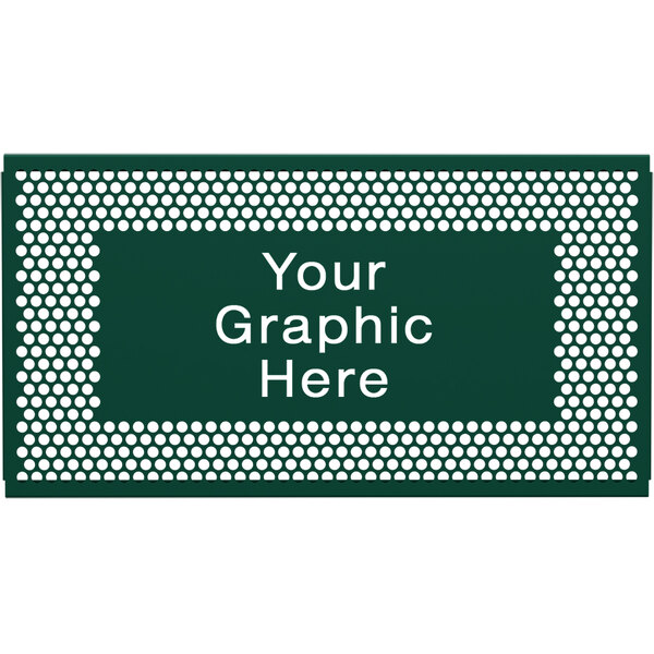 A green SelectSpace partition panel with a white circle pattern.