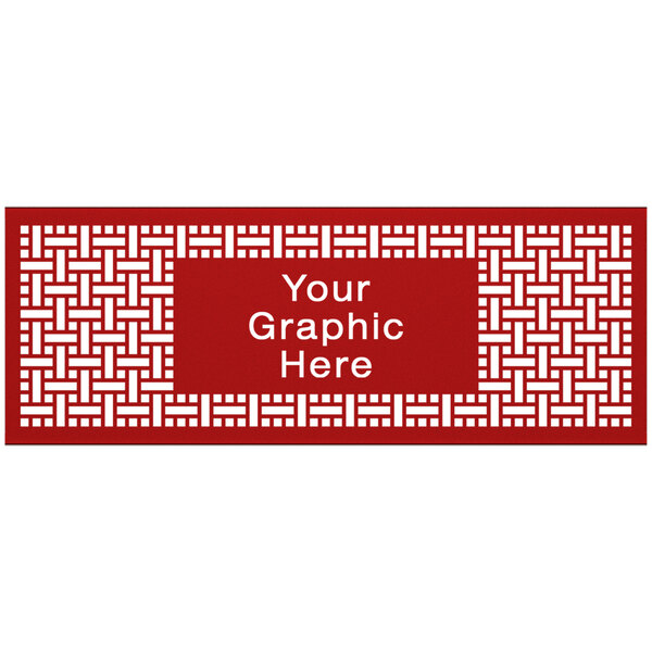 a red rectangular sign with white text