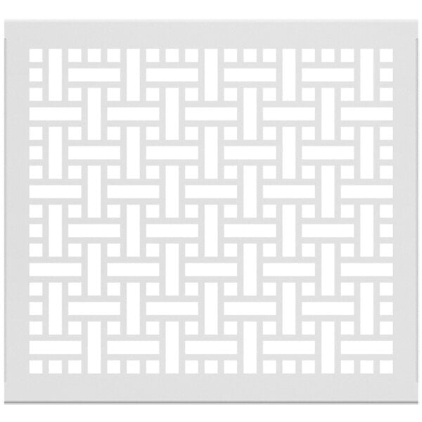 A white square with white lines.