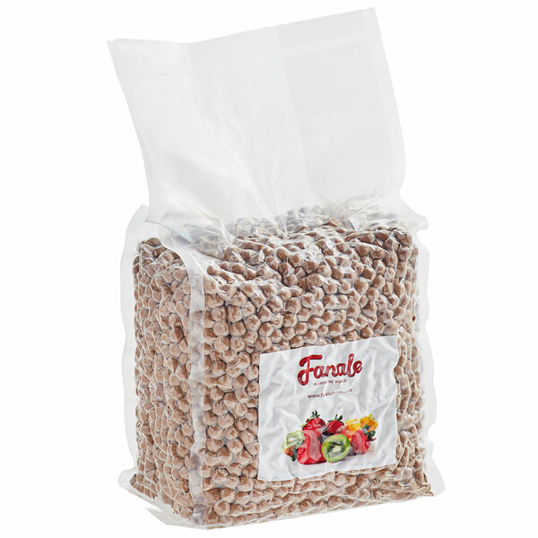 A white bag of Fanale Tapioca Boba Pearls with a white label.