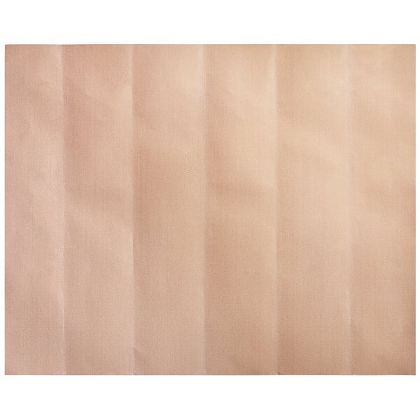 A white piece of paper with a brown border.