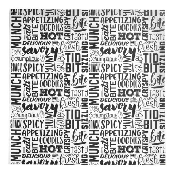 Choice 12" x 12" Hot / Savory Print Deli Sandwich Wrap Paper - 1,000/Pack