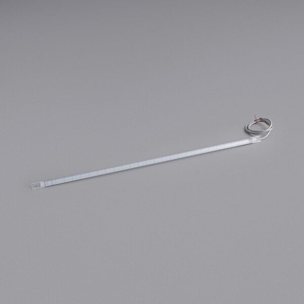 An Avantco white LED light strip for GSM3 refrigerators.