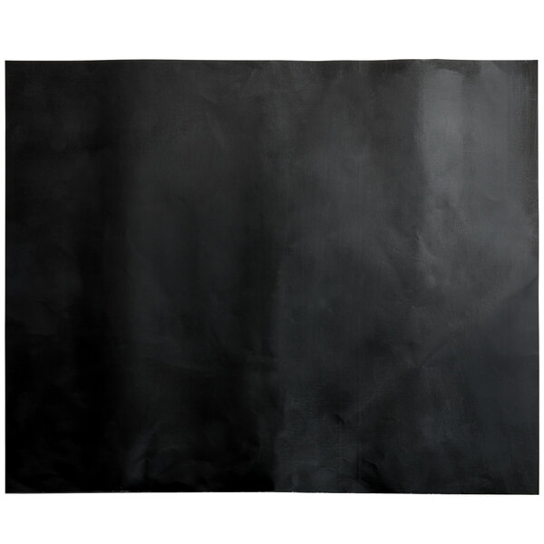 a black paper with a white background