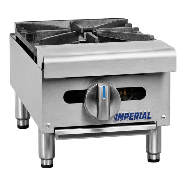 Imperial Range IHPA-1-12 12" Natural Gas Countertop Hot Plate - 32,000 BTU