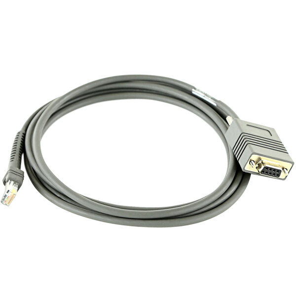 A Zebra RS232 cable with a DB9 female connector.