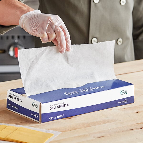 100 Pcs Wax Paper Sheets Greaseproof Waterproof Moisture-Proof