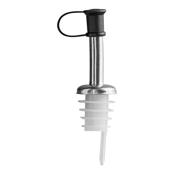 Franmara Stainless Steel Pourer with Plastic Cork and Cap 8002 BU - 12/Pack