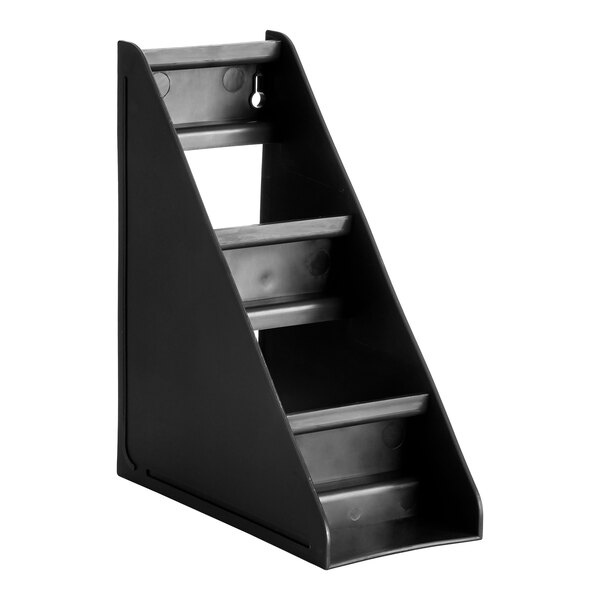 Choice Black 3-Tier Stand for Self-Serve Organizer Bins
