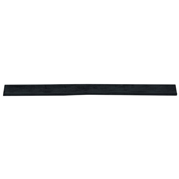 A black rectangular Unger Soft Rubber squeegee blade on a white background.