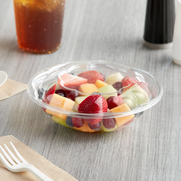 18 oz. Plastic Salad Bowls To Go With Airtight Lids