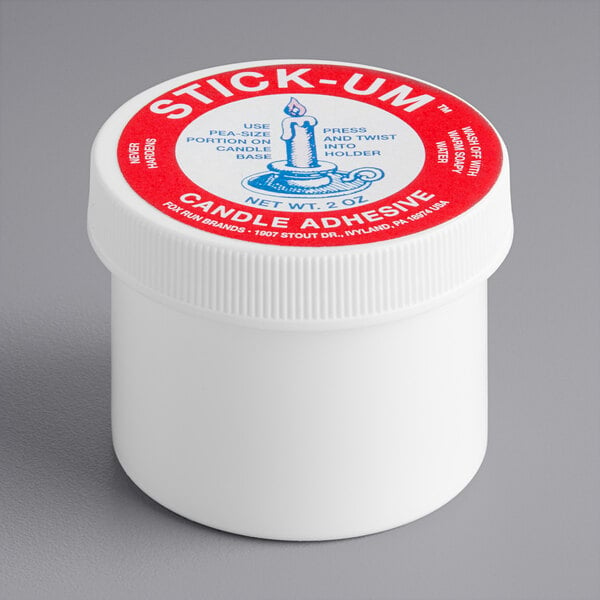 Details about   Fox Run Stick-Um Candle Adhesive Net Weight 0.5 oz 
