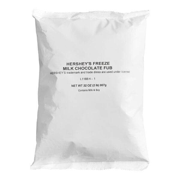A 2 lb. bag of Hershey's Freeze Milk Chocolate Mix.