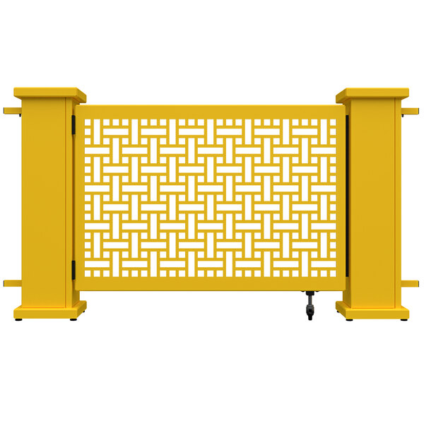 a yellow rectangular object with a white background