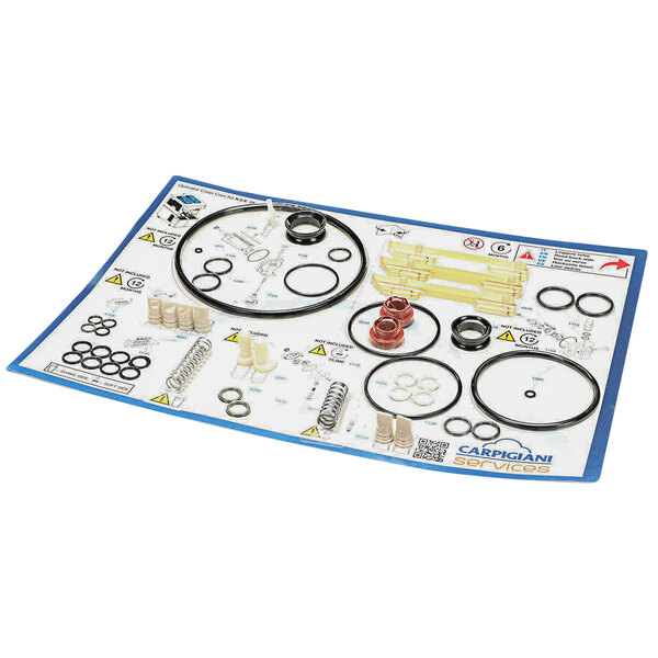 A Carpigiani Caripicare maintenance kit for K3 and K3E soft serve machines containing gaskets.