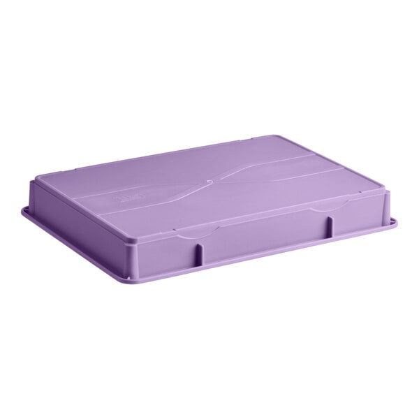 Baker's Lane 18" x 26" x 3" Allergen-Free Purple Heavy-Duty Polypropylene Dough Proofing Box