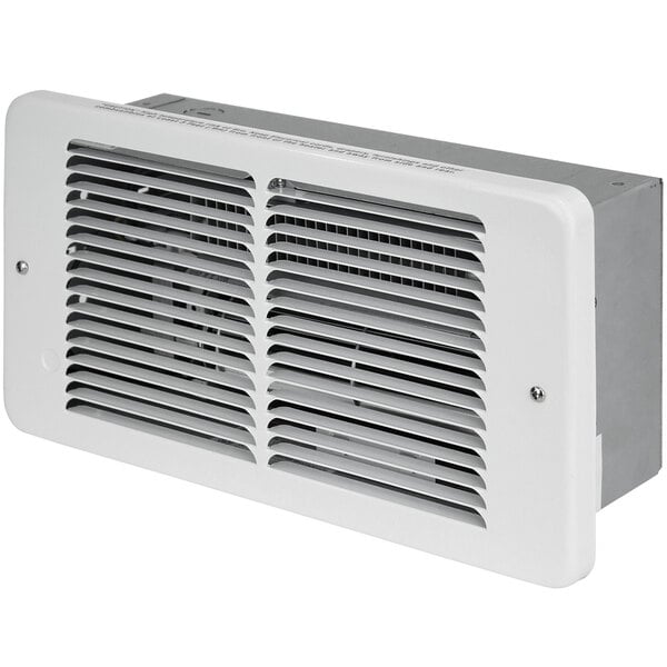 A white rectangular King Electric wall heater with a vent.