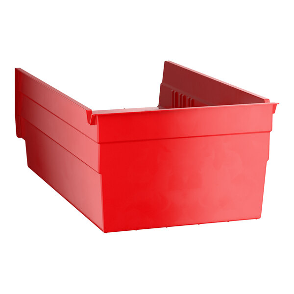Regency Red Shelf Bin, 11 5/8" x 6 5/8" x 4" - 30/Case