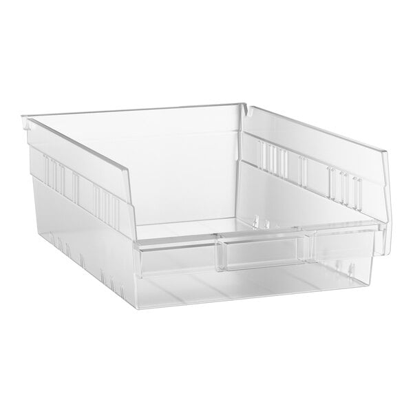 Regency Clear Shelf Bin, 11 5/8" x 8 3/8" x 4" - 20/Case