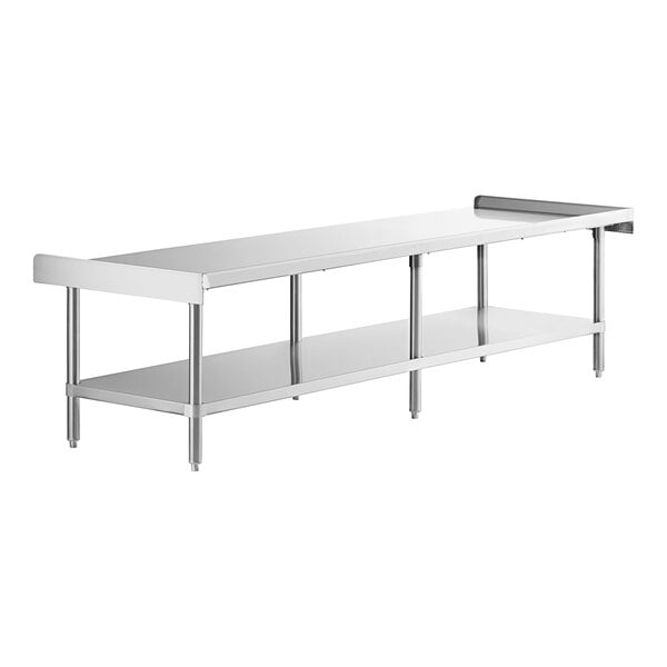 A Regency stainless steel equipment stand with undershelf.