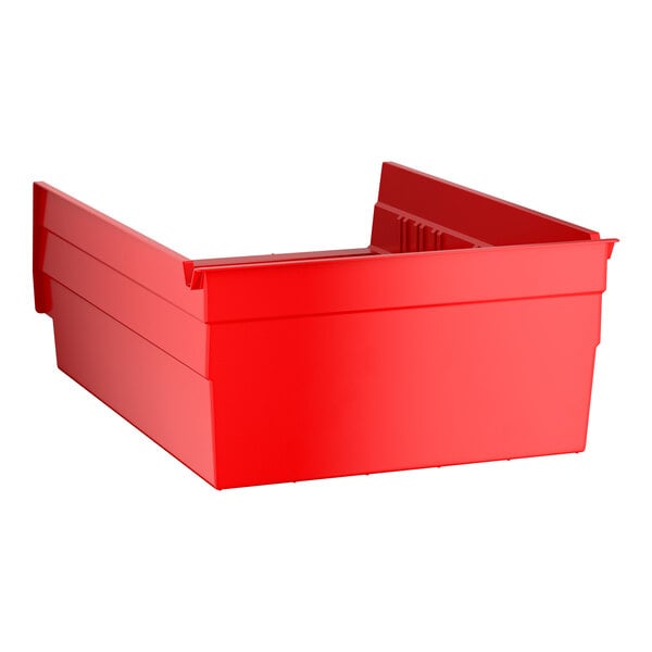 Regency Red Shelf Bin, 11 5/8" x 8 3/8" x 4" - 20/Case