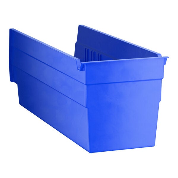 Regency Blue Shelf Bin, 11 5/8" x 4 1/8" x 4" - 36/Case