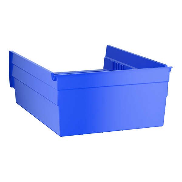 Regency Blue Shelf Bin, 11 5/8" x 8 3/8" x 4" - 20/Case