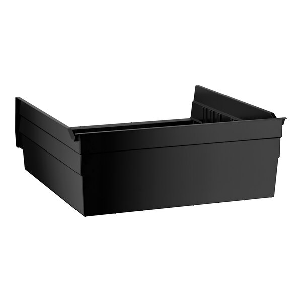 Regency Black Shelf Bin, 11 5/8" x 11 1/8" x 4" - 8/Case