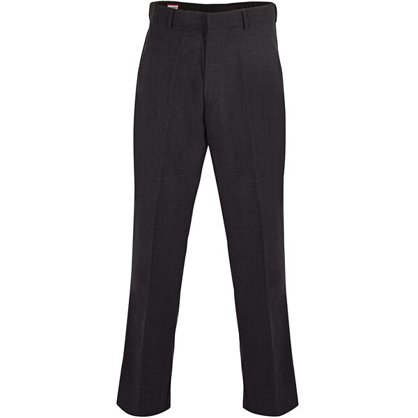 Henry Segal men's gray flat front suit pants on a white background.