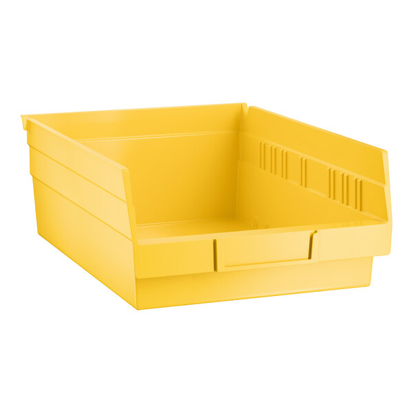Regency Yellow Shelf Bin, 11 5/8" x 8 3/8" x 4" - 20/Case